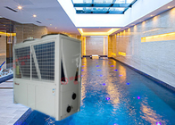 Heating and cooling system heat pump water heater of hotel changing bath waste heat into treasure